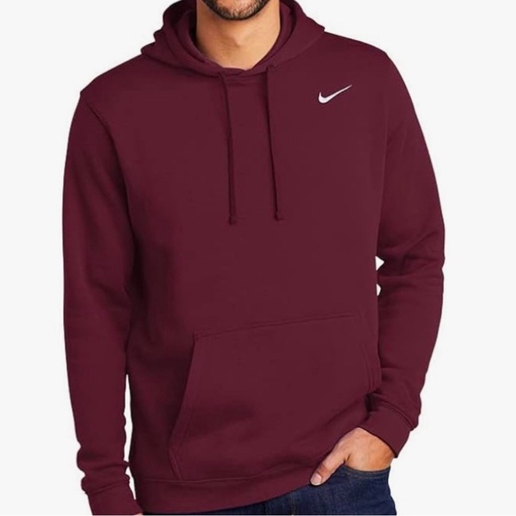 Nike Hoodie Maroon - Picture 1 of 4
